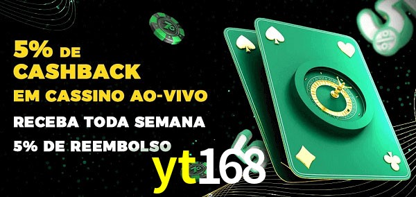 Promoções do cassino ao Vivo yt168